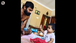 ಲೂಸ್ ಮಾದ ಯೋಗಿ ಅವರ ಮಗಳು | Loose Maada Yogi Daughter | Playing Cute Video