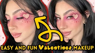 THE CUTEST VALENTINE'S DAY MAKEUP LOOK 💖