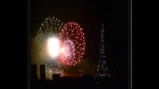 Fireworks Bastille day 2013, Paris France - Feu d'artifice du 14 Juillet 2013 à Paris