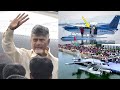 CM Chandrababu Naidu Launches Seaplane Demo from Vijayawada to Srisailam | Daily Culture