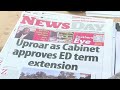 Uproar in Zimbabwe over cabinet plan to extend president's rule to 2030