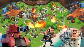 海島奇兵(Boom Beach)：火箭直升機搭配火車組合-海岛奇兵(Boom Beach)：火箭直升机搭配火车组合