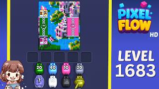 Pixel Flow Level 1683 Solution Walkthrough
