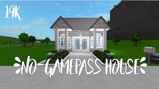 No Gamepass One Story Modern House Bloxburg