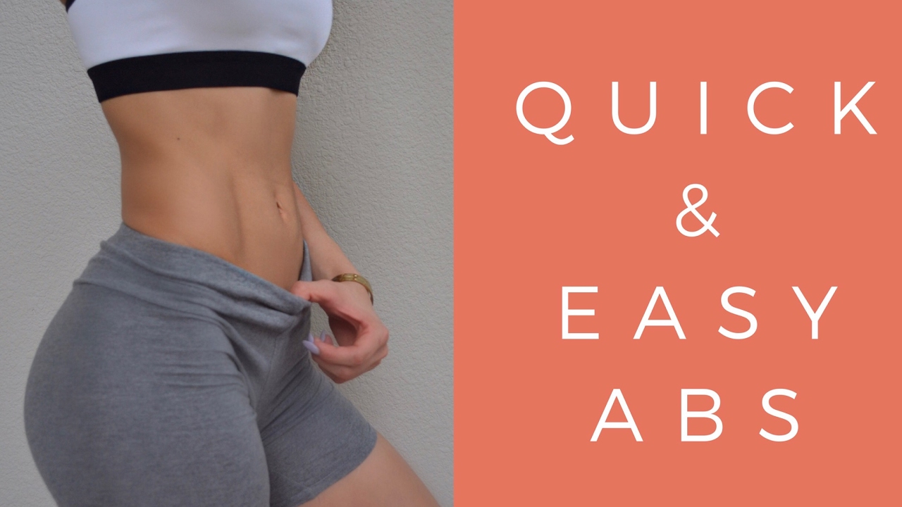 Quick Easy Abs Youtube