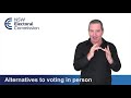 Auslan – Alternatives to voting in person at the 2021 NSW Local Government elections