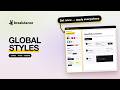 Complete Design System in WordPress: Breakdance Global Styles Explained