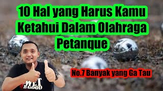 10 Hal yang Wajib Kamu Ketahui dalam Olahraga Petanque / Petanque rules 2020