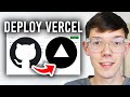 How To Deploy GitHub Project On Vercel - Step By Step
