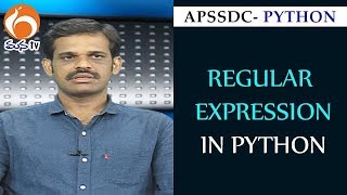 Regular Expression | Python Training Program | APSSDC | MANA TV