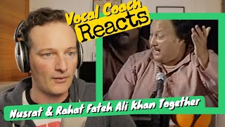 Vocal Coach REACTS - Nusrat & Young Rahat Fateh Ali Khan together