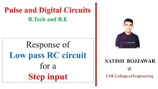 4  Response of Low Pass RC  Circuit when Step input is applied PDC JNTUH R13