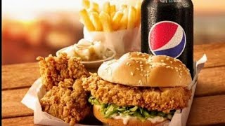 KFC Hot \u0026 Crispy Boneless + Zinger Burger Box Taste Test and Reviews #food #kfc #australia #foodie