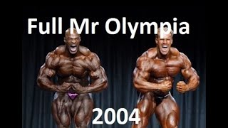 MR OLYMPIA 2004 Ronnie Coleman Jay Cutler