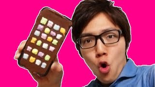 iPhoneチョコレート作ってみた！ I make iphone5 chocolate！