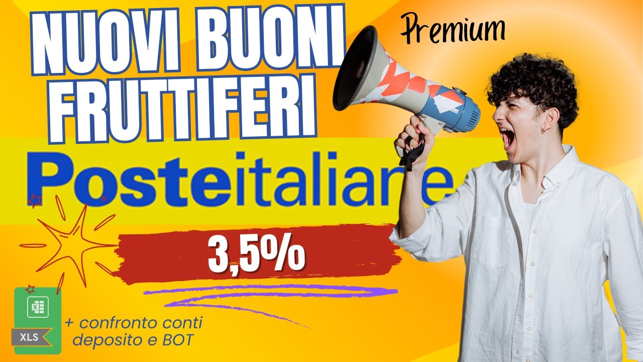 Nuovo Buono Fruttifero Premium Di Poste Italiane: Rendimento Del 3,5% ...