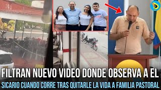 Filtran nuevo video donde observan el sicario cuando corre tras quitarle la vida a familia pastoral