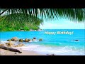 happy birthday hawaiian island style key of c major karaoke with lyrics tropical island feel