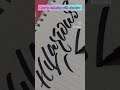 How to LETTERING with shadow #lettering #youtubeshorts #shorts