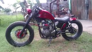 Modifikasi Yamaha scorpio custom chopper bobber