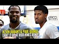 Kevin Durant & Paul George LIGHT IT UP at Rico Hines Private Runs!! Warriors Trio Looking Nice!