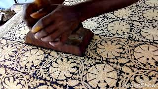 Pedana Kalamkari Bedsheet printing