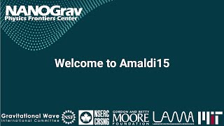 Amaldi15 | Session 14: "Focus session: Source Modeling and New Discovery Frontiers"