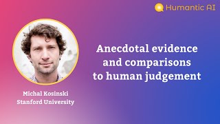 Comparisons to human judgement | Science behind personality AI with Michal Kosinski