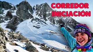 PICO DE LA MONTAÑETA 2.558 | CORREDOR CENTRAL SO | INICIACIÓN ALPINISMO INVERNAL