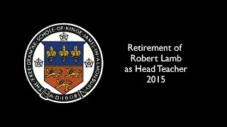 Robert Lamb's retirement