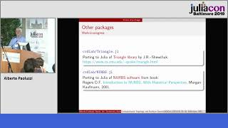 Computational Topology and Boolean Operations With Julia | Alberto Paoluzzi | JuliaCon 2019