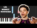 Lil Mosey - Noticed (Piano Tutorial)