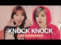 TWICE - Knock Knock (Line Comparison) 「without Jihyo」
