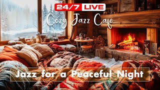 Beautiful piano jazz for study time. Fireplace ambience enhances peaceful cafe relaxation vibes.