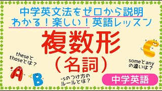 【中学英語】中学英文法を単元ごとにわかりやすく説明していきます！「名詞の複数形」とは？