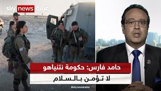 حامد فارس: حكومة نتنياهو لا تؤمن بالسلام