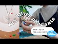 Create Stunning Silver Clay Jewellery Necklace Pendants At Home | Easy Step-by-step