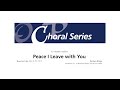 Peace I Leave with You - Barbara Bridge [Sheet Music Video]