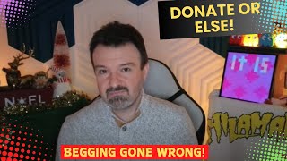 DSP Most UNHINGED Begging Yet! SNAPS on Viewers for Not Paying Up!