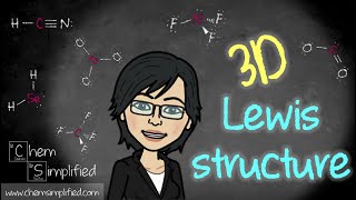 How to draw lewis structures in 3D - Dr K