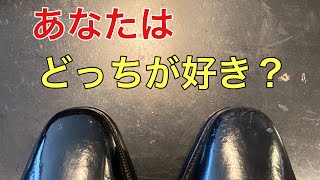 キズだらけのクロケット\u0026ジョーンズの革靴をアンチエイジングし過ぎない靴磨き屋店主。