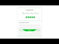 Coming Soon Page Design In Html And Css | Countdown timer on a website for an event using jquery