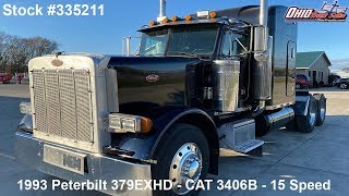 1993 PETERBILT 379EXHD 335211 - SOLD