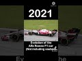 Evolution of the Alfa Romeo F1 car (not including Sauber) #f1 #formula1 #alfaromeoracing