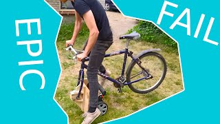 Bicycle powered lawn mower! (part 1)