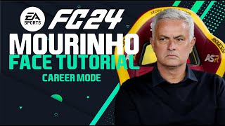 EA FC 24 JOSE MOURINHO FACE MANAGER-   Face Creation - CAREER MODE - LOOKALIKE