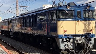 【PF廃車回送】EF64がEF65を廃車回送していきました(2025/01/08 13:38)