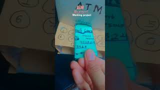 Working project of maths ✨|| atm  machine|| do you want tutorial for the atm project 😍 || comments 😁