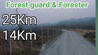 Physical Efficiency Test route for Forest guard \u0026 Forester.(Ar.P)