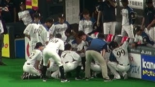 20190523 ファイターズの試合前円陣の声出しは渡邉諒！